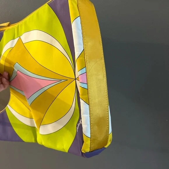 Psychedelic Multicolor shoulder bag y2k 70s inspired - Picture 4 of 5